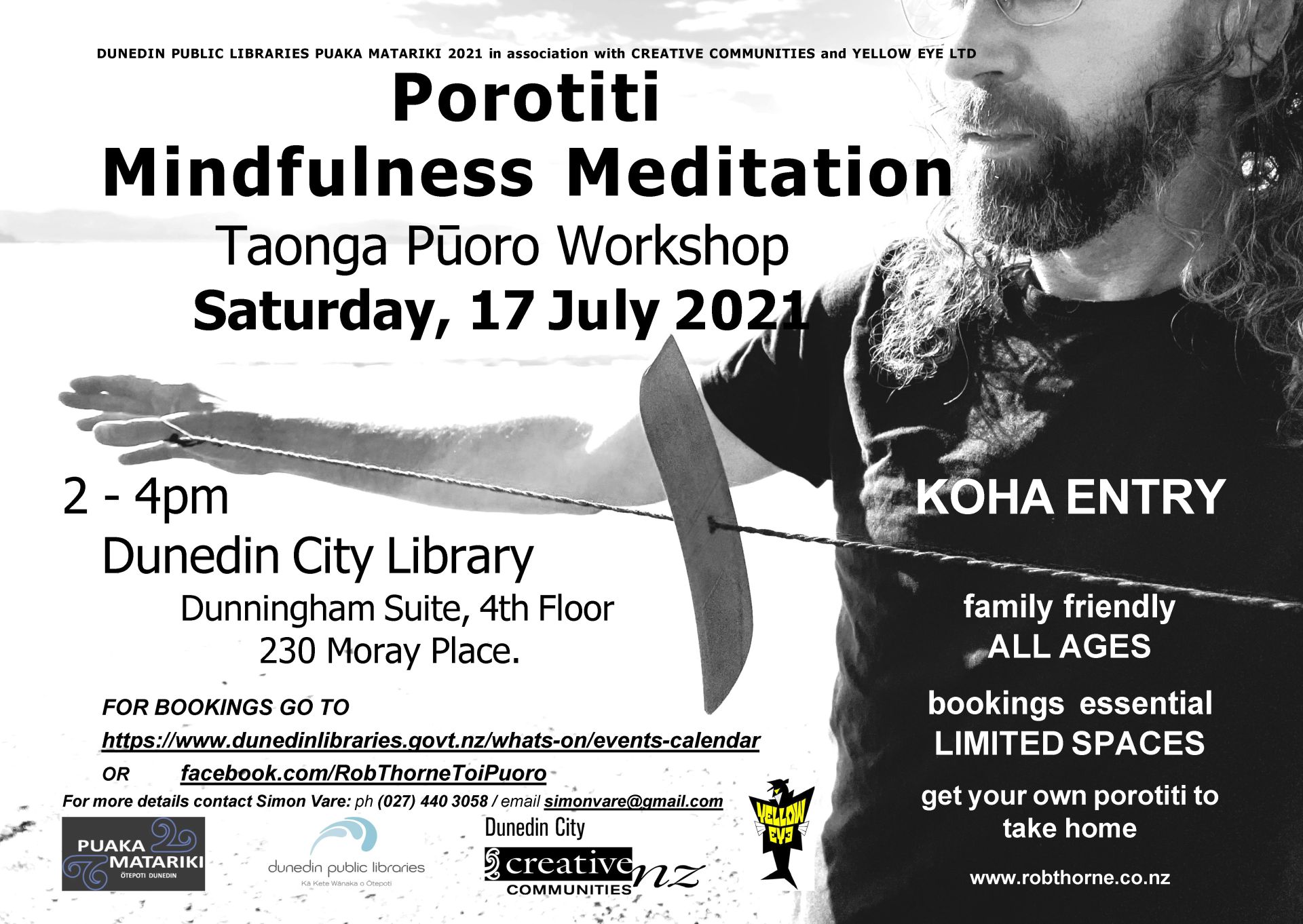 Counter Mindfulness Meditation & Music Workshop
